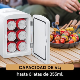 Foto 7 | Mini Refrigerador Freshlux Hukën Portátil 4 litros Blanco