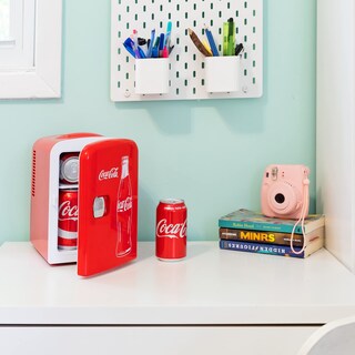 Foto 5 | Minirefrigerador Coca Cola De 4 Litros Para Dormitorio, Cuidado De La Piel, Cosmatic Office - Venta Internacional.