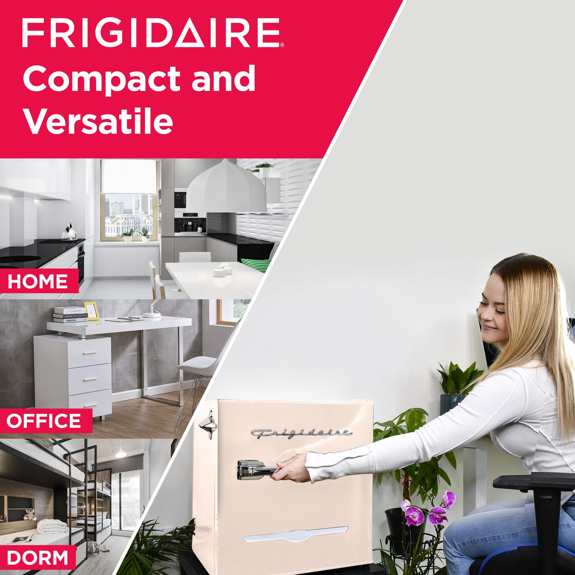 Foto 6 pulgar | Minirefrigerador Frigidaire Coral Efr176-amz 1.6l, Diseño Retro - Venta Internacional.