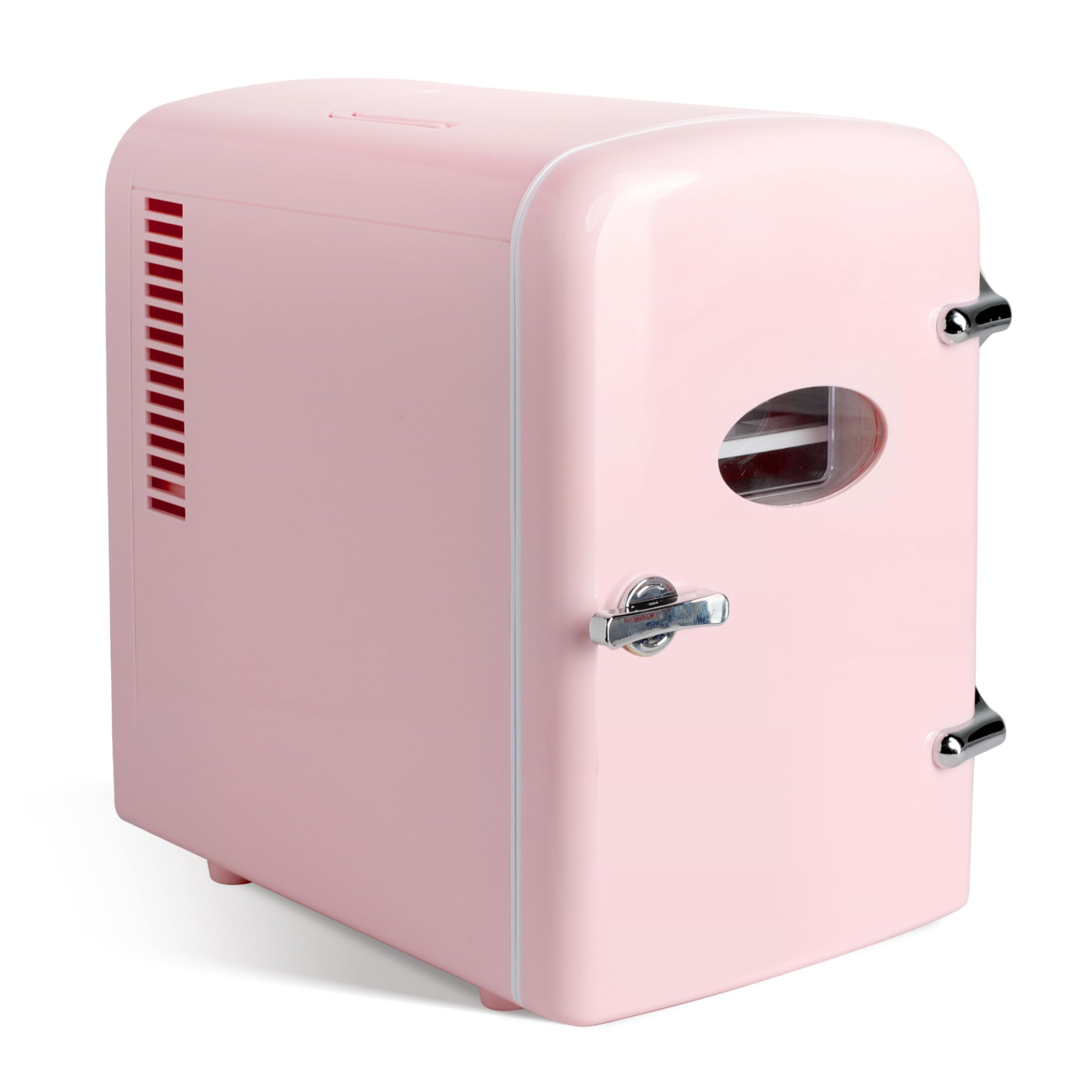 Foto 2 pulgar | Minirefrigerador Simple Deluxe De 4 Litros Para 6 Latas, Calentador Y Enfriador, Rosa - Venta Internacional.