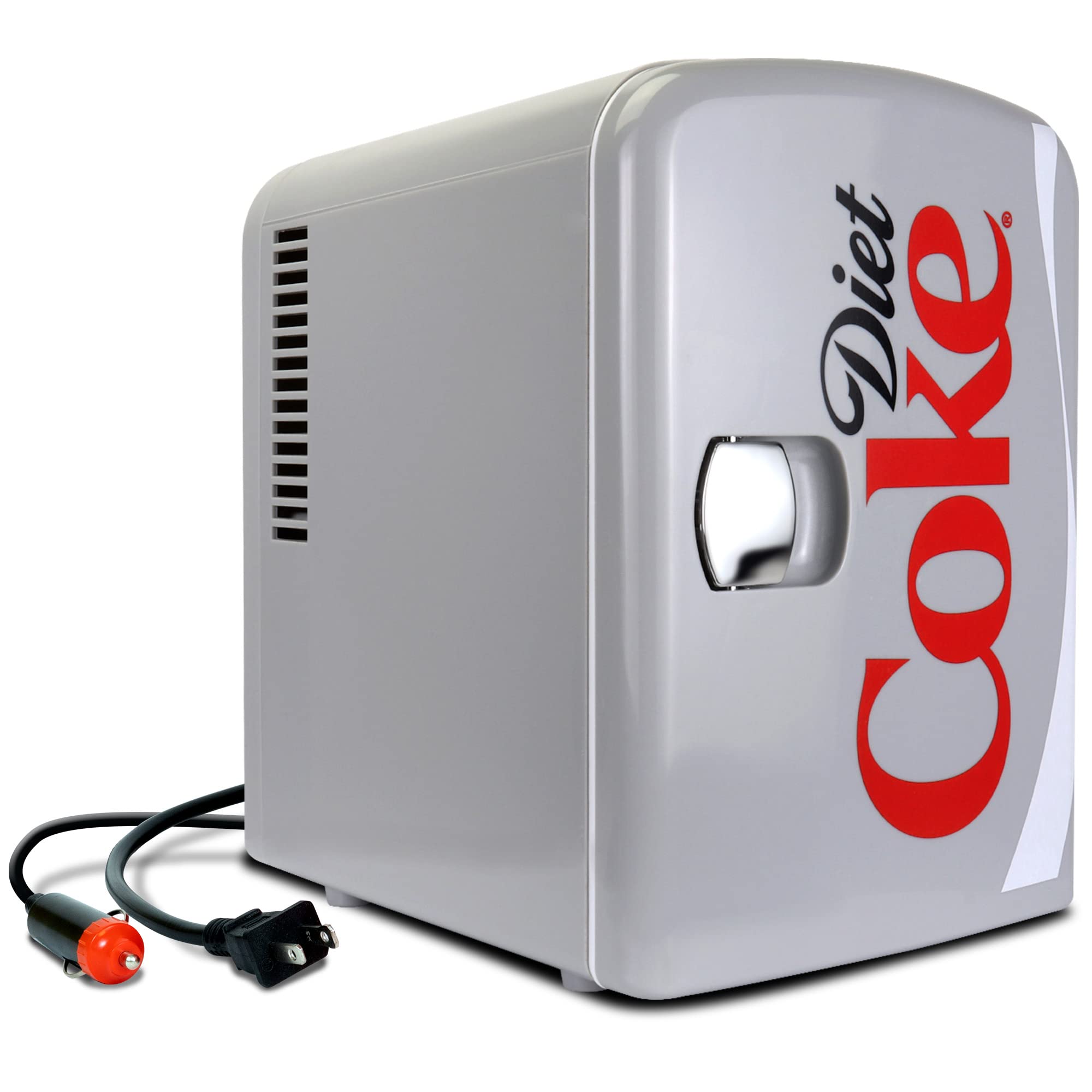 Mininevera Coca-cola Portátil De 4 Litros Y 6 Latas Para Dormitorio, Color Gris - Venta Internacional.