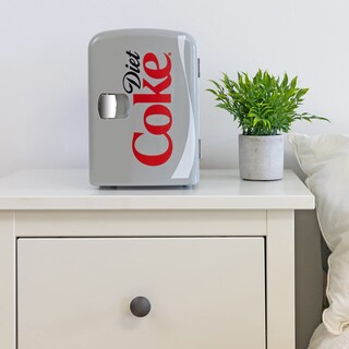 Foto 4 | Mininevera Coca-cola Portátil De 4 Litros Y 6 Latas Para Dormitorio, Color Gris - Venta Internacional.