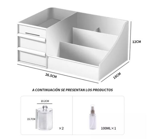 Foto 4 pulgar | Caja Organizadora Maquillaje Con Gavetas De Multifuncional