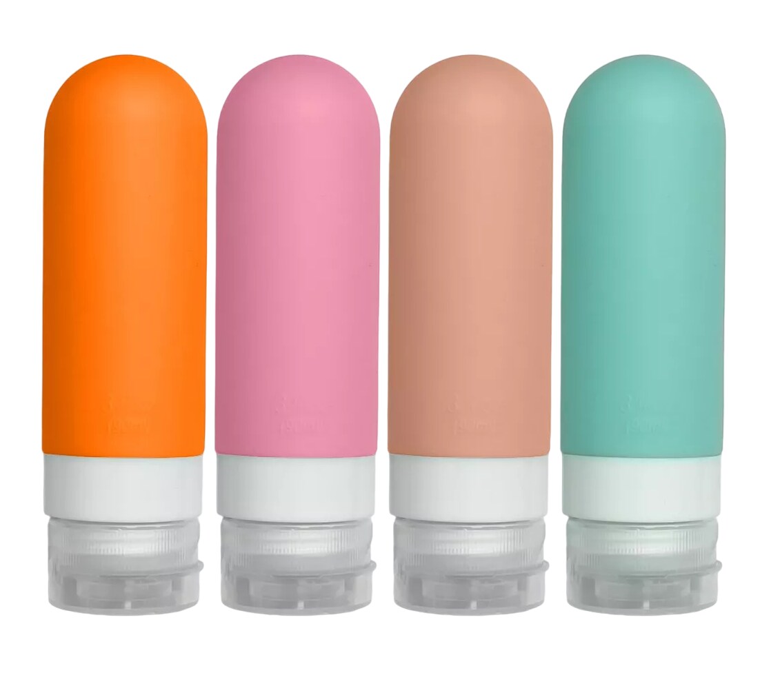Botellas De Viaje Para Artículos De Tocador 4 Piezas $639