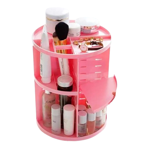 Organizador de Cosméticos Armable Rosa