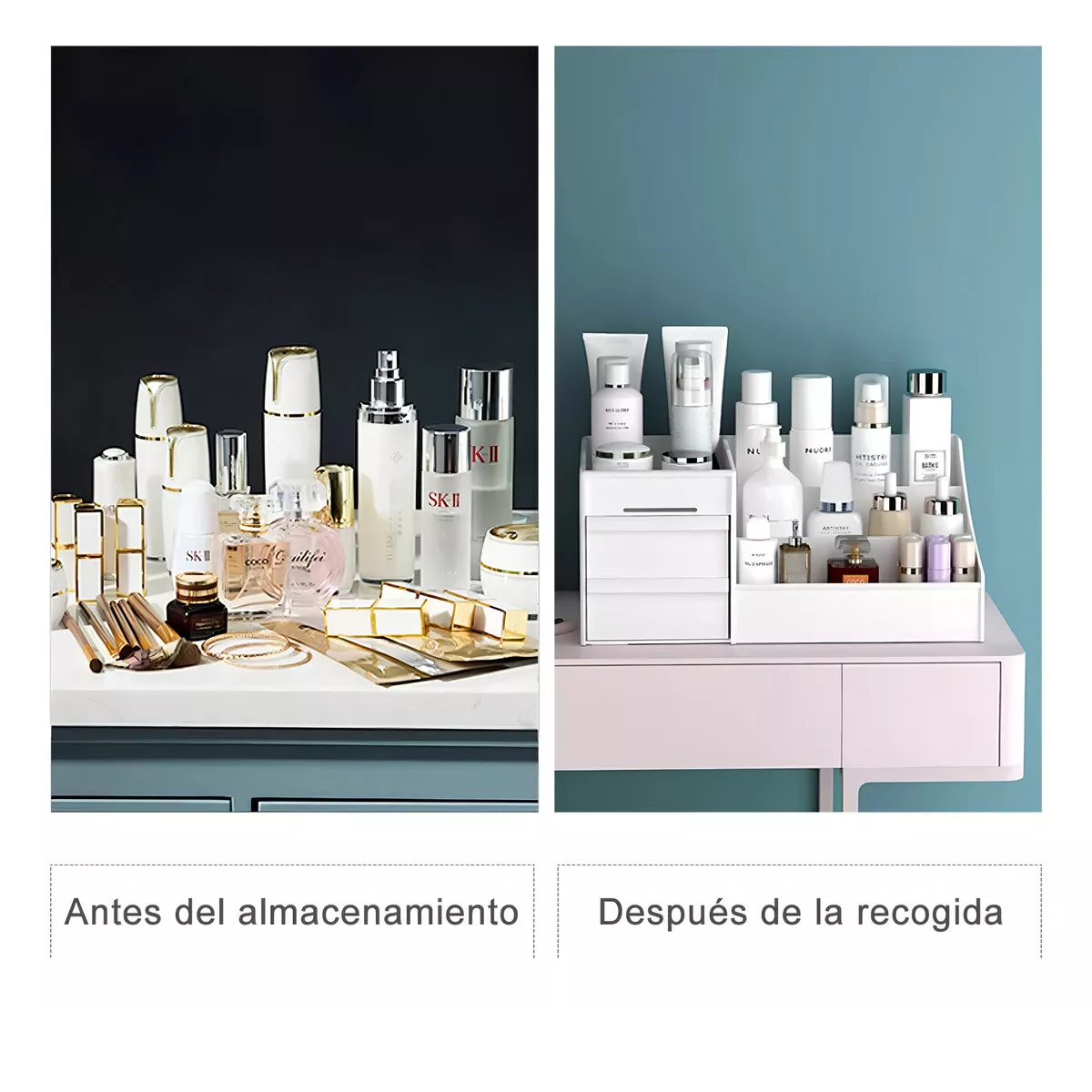 Foto 3 pulgar | Caja de Almacenamiento de Cosméticos Multifuncional Eo Safe Imports Blanco