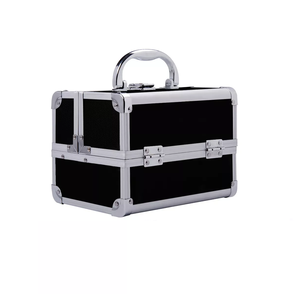 Foto 1 | Neceser Maletín Metálico Reforzado Cosmetiquera Eo Safe Imports Esi-18474 Negro
