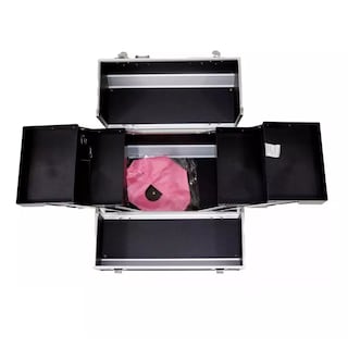 Foto 3 | Neceser Maletín Metálico Reforzado Cosmetiquera Eo Safe Imports Esi-18474 Negro
