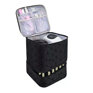 Foto 1 | Estuche Organizador Esmaltes Impermeable Bolsas De Maquilla Eo Safe Imports Esi-18471 Negro