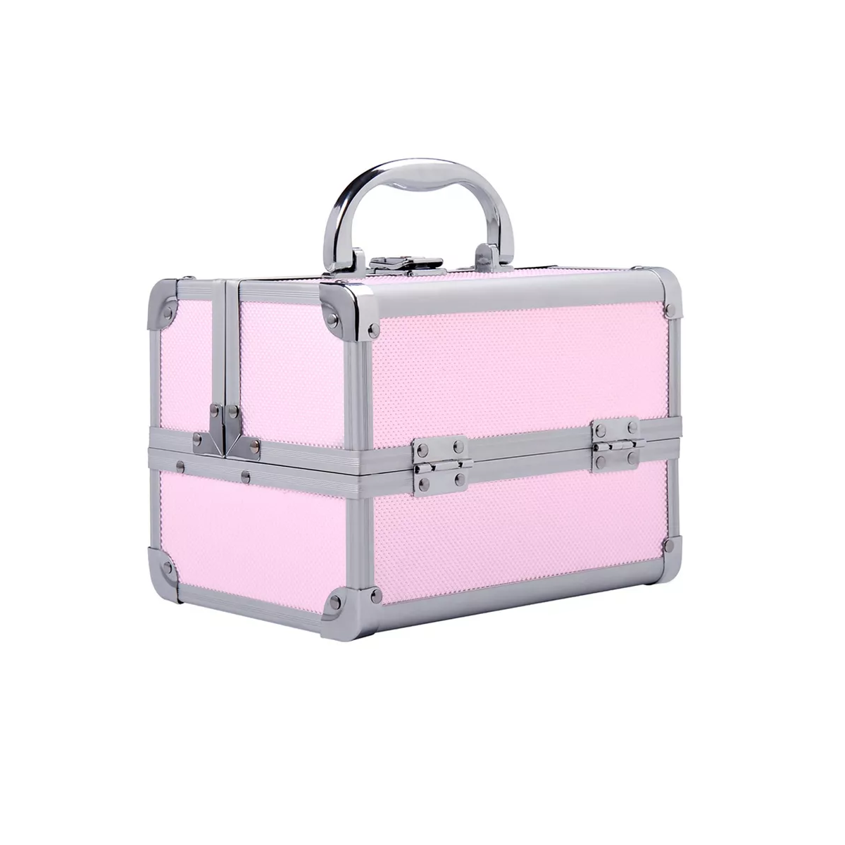 Foto 1 | Neceser Maletín Metálico Reforzado Cosmetiquera Profesional Eo Safe Imports Esi-18480 Rosa
