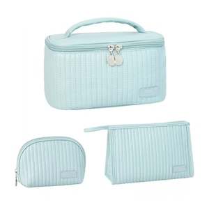 Foto 1 | Cosmetiquera Neceser Estuches De Maquillaje Bolsa Viaje 3pz Eo Safe Imports Esi-18475 Azul