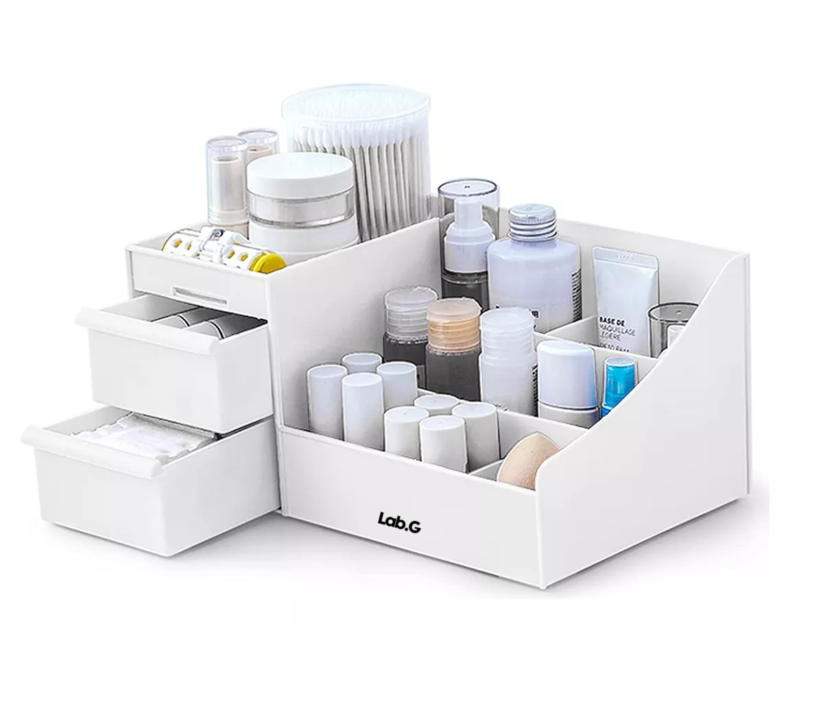 Foto 5 pulgar | Organizador de Maquillaje con Cajones Multifuncional Blanco