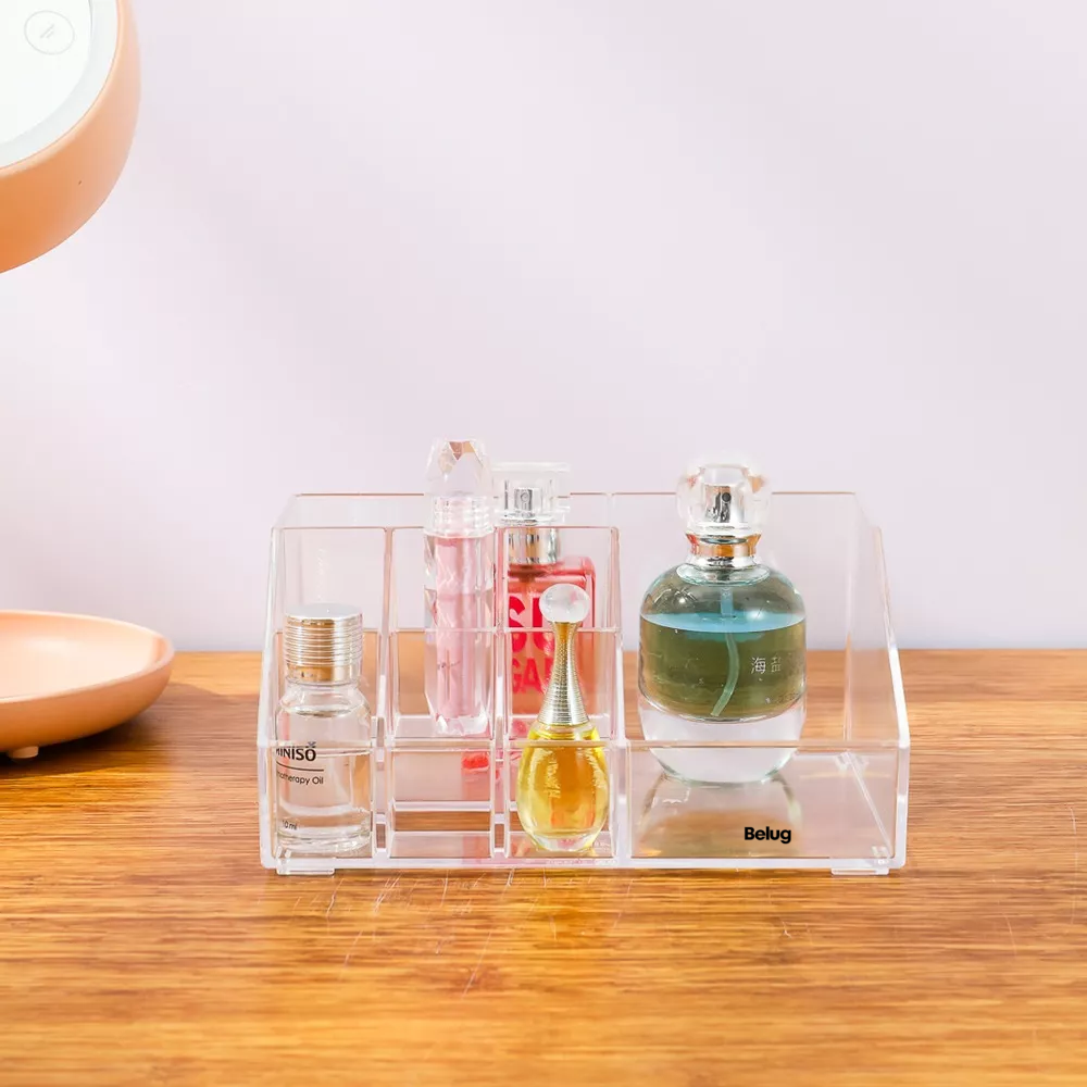 Foto 3 pulgar | Miniso Organizador para Cosméticos Multigrid Chico Plástico Transparente