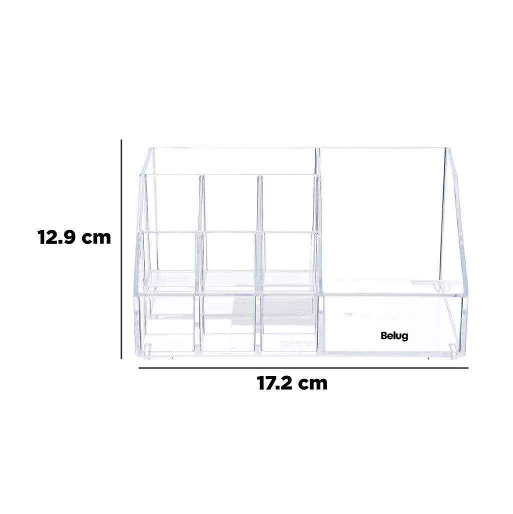 Foto 4 pulgar | Miniso Organizador para Cosméticos Multigrid Chico Plástico Transparente