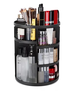 Foto 2 | Organizador de Maquillaje Acrilico Almacenamiento Rotación 360° Negro