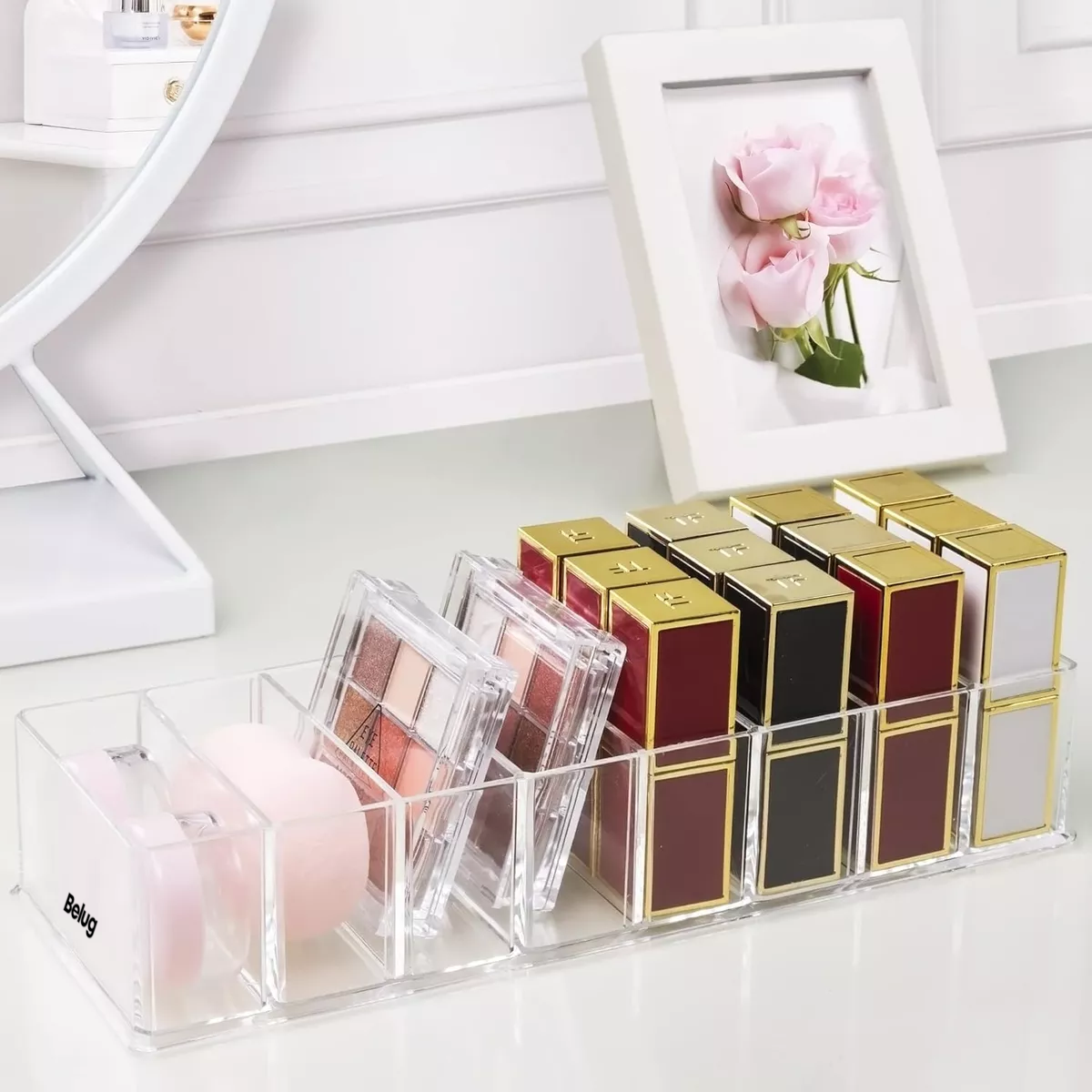 Foto 5 pulgar | Organizador para Cosmeticos Joyero de Acrilico 8 Niveles Transparente