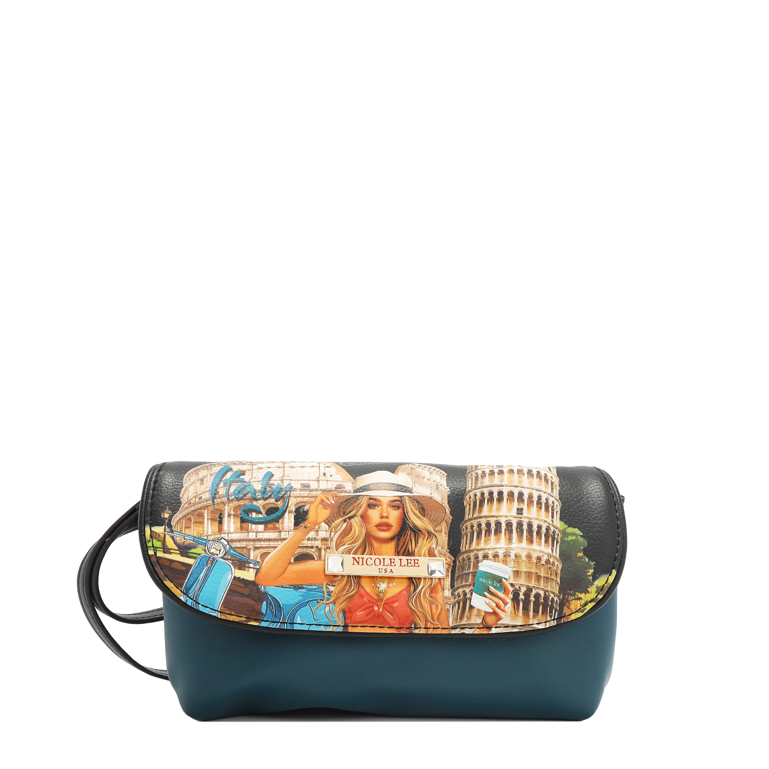 Foto 2 pulgar | Cosmetiquera Con Solapa De Nicole Print Martha Travels