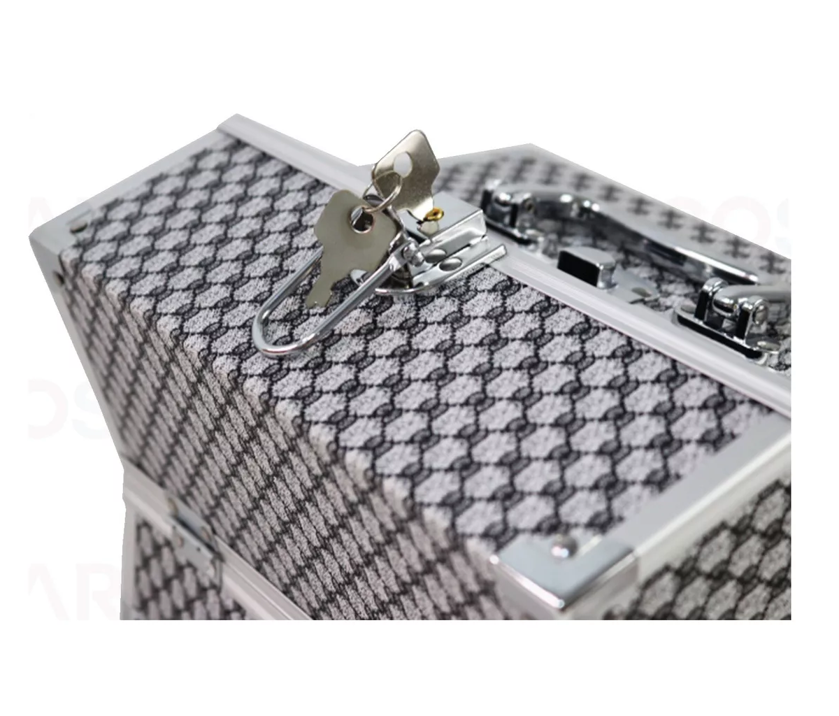Foto 3 | Cosmetiquera Neceser Maletin Profesional Reforzada Eo Safe Imports  Esi-18619 Gris
