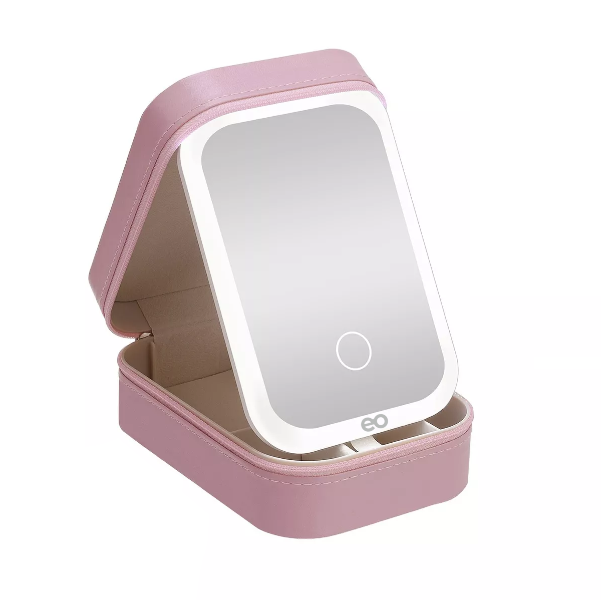 Foto 1 | Estuche de Maquillaje con Espejo Luz Led Recargable Eo Safe Imports Esi-15560-1 Rosa