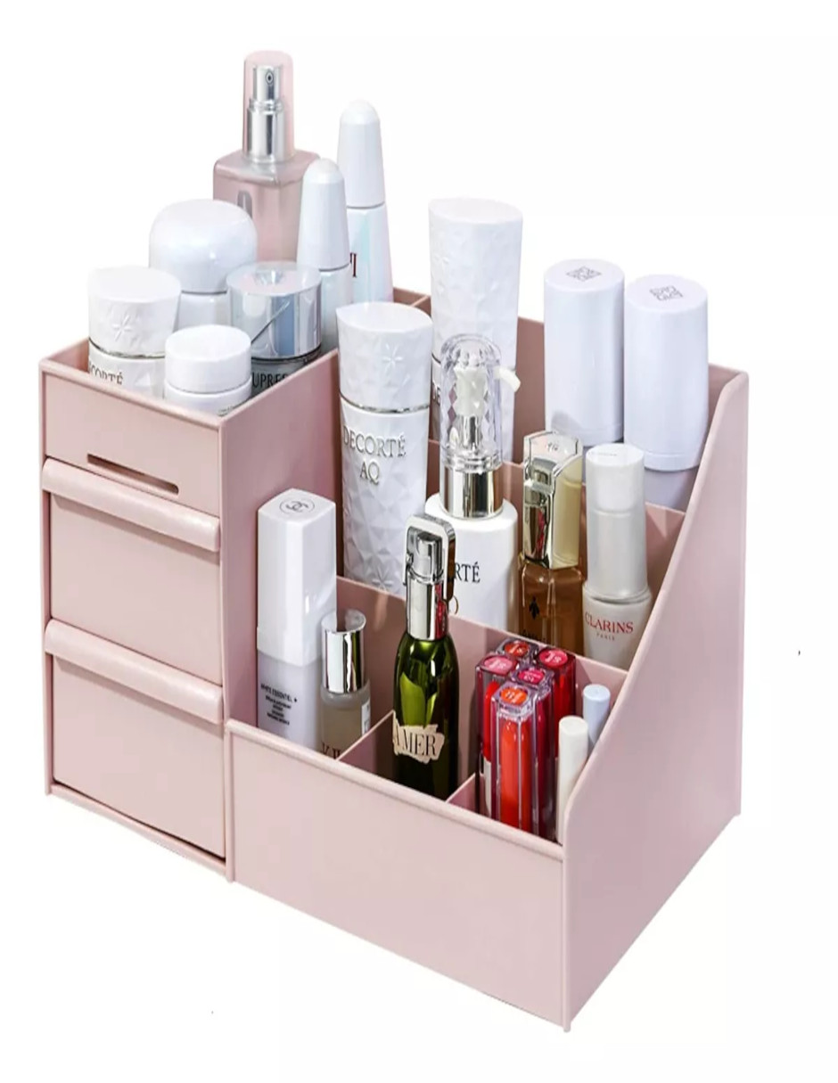 Foto 5 pulgar | Organizador De Maquillaje Con Cajones + Termo De Agua Güish