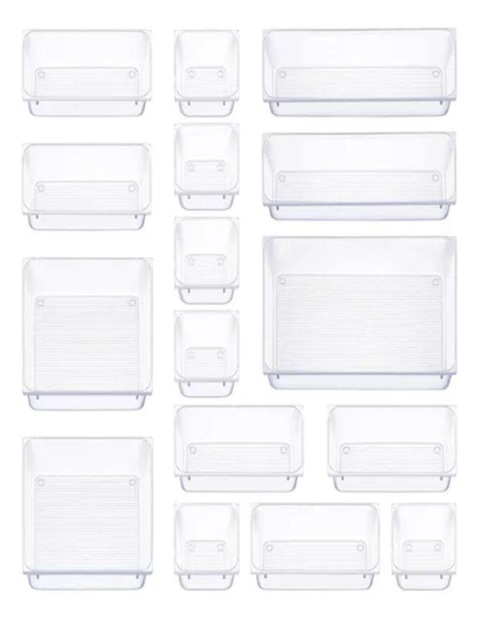 Foto 3 pulgar | Organizador De Maquillaje 16 Pzas + Termo De Agua De Regalo Güish