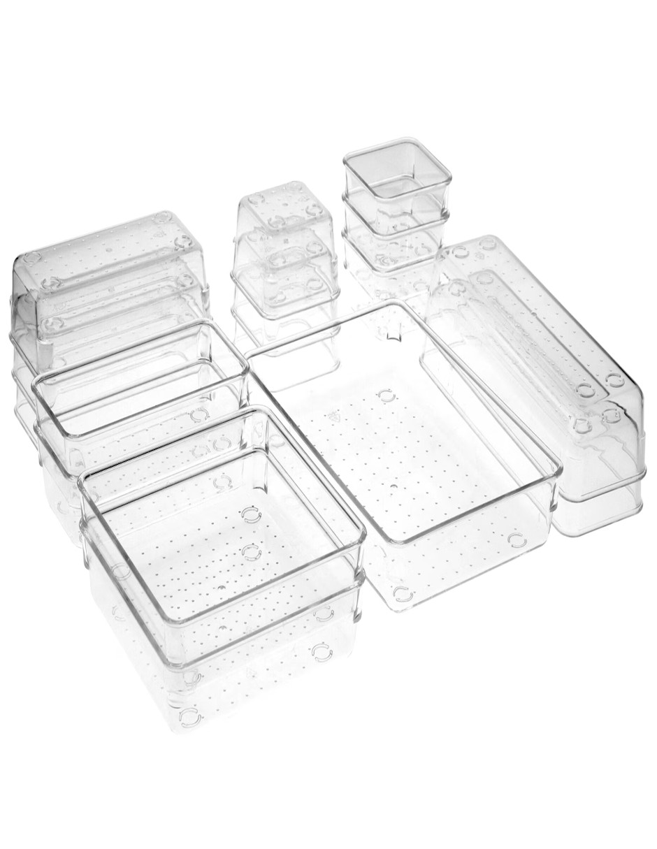 Foto 5 pulgar | Organizador De Maquillaje 16 Pzas + Termo De Agua De Regalo Güish