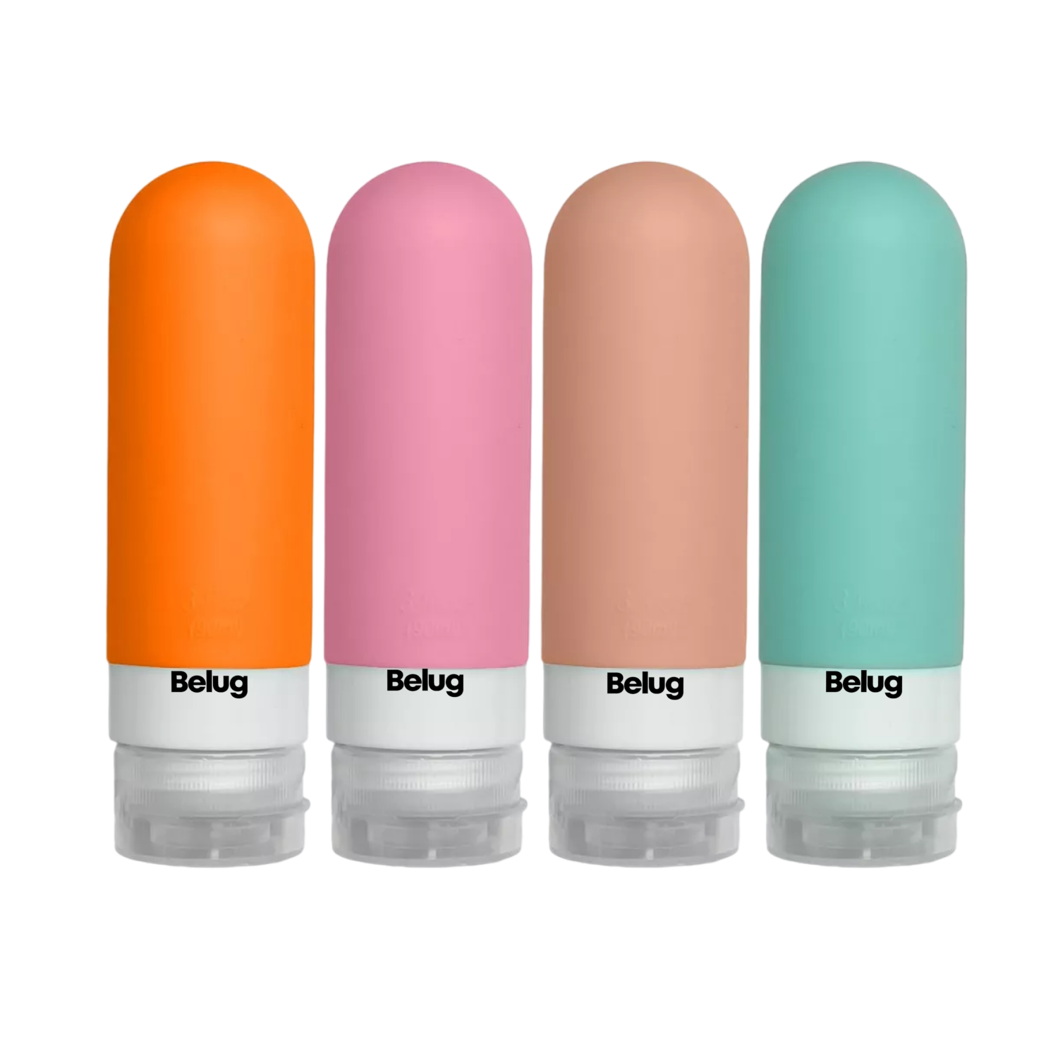 Botellas De Viaje Para Artículos De Tocador, Belug 4 Unidades Colores
