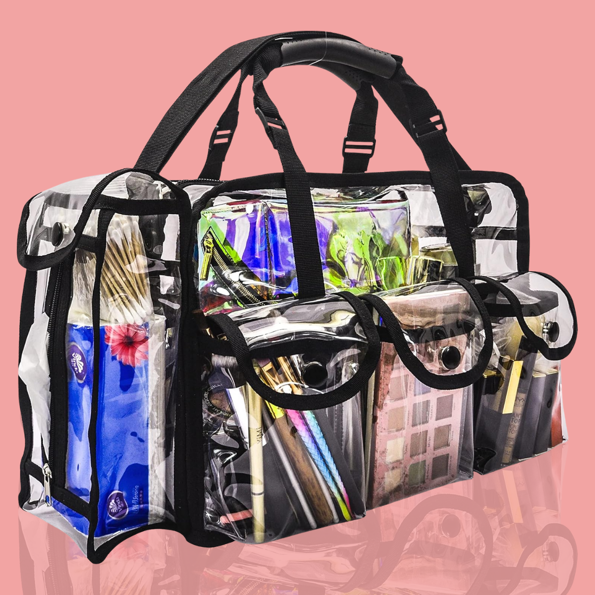 Foto 3 pulgar | Maleta Cosmetiquera Neceser Maquillaje Belleza Bolsa Viaje
