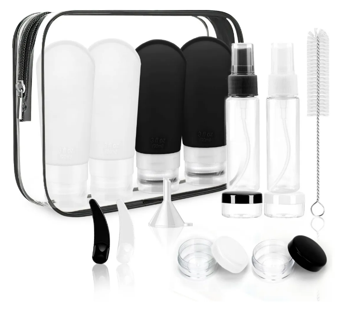 Botellas Xtellar De Viaje De Silicona Recargables Para Artículos16pz