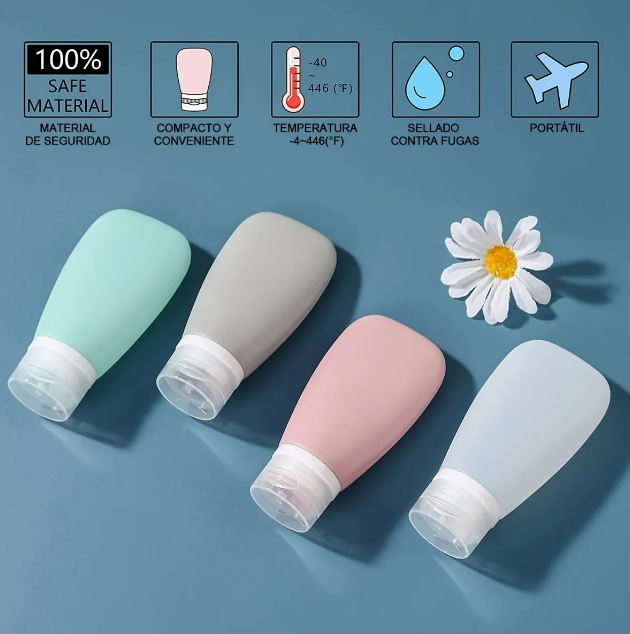 Foto 4 pulgar | Set Xtellar De 11 Botellas De Viaje De Silicona