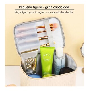 Foto 3 | Set 3 Neceser Para Estuches De Maquillaje Bolsa Cosmetiquera Albaricoque Eo Safe Imports Esi-18957 Coral