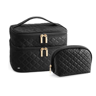 Foto 1 | Estuches De Maquillaje 2 Neceser, Tela Texturizada Eo Safe Imports Esi-18968 Negro