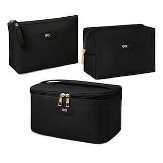 Foto 1 | Set De Neceseres, Cosmetiqueras Estuches De Maquillaje, Bolsa Viaje 3pcs Eo Safe Imports Esi-18959 Negro