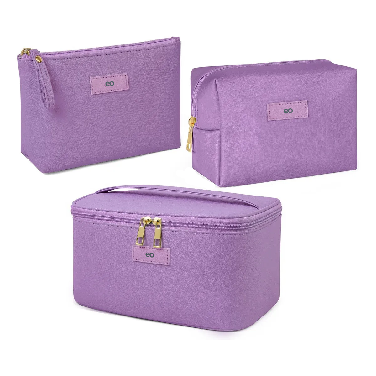 Set de Cosmetiqueras de Viaje en 3 Piezas