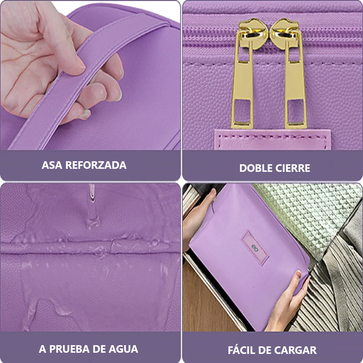 Foto 2 | Set de Cosmetiqueras de Viaje en 3 Piezas