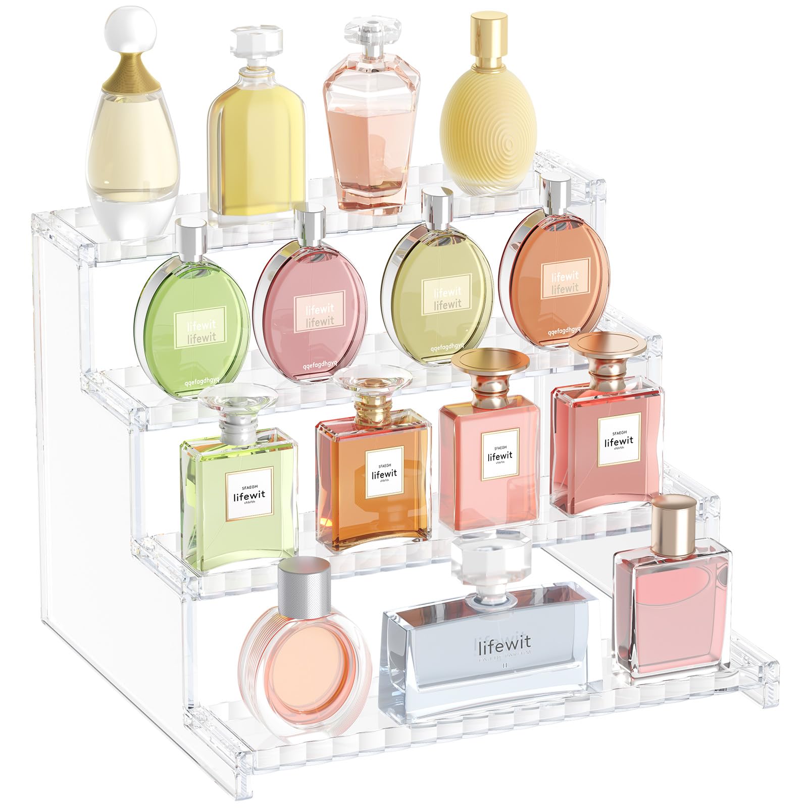 Organizador Lifewit de Plástico Transparente 4 Niveles - Venta Internacional