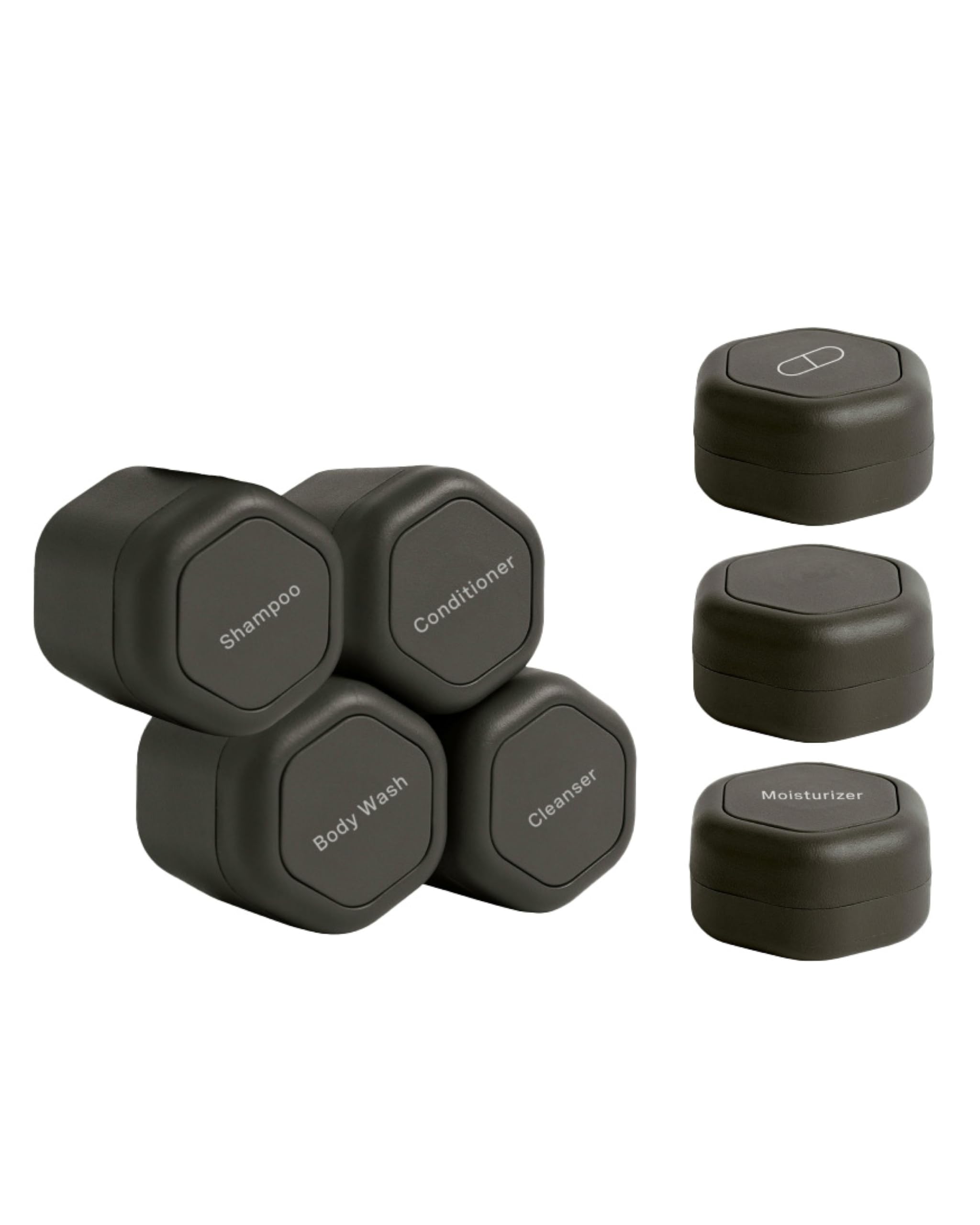Set De Cápsulas Travel Containers Cadence Daily Routine - Venta Internacional.