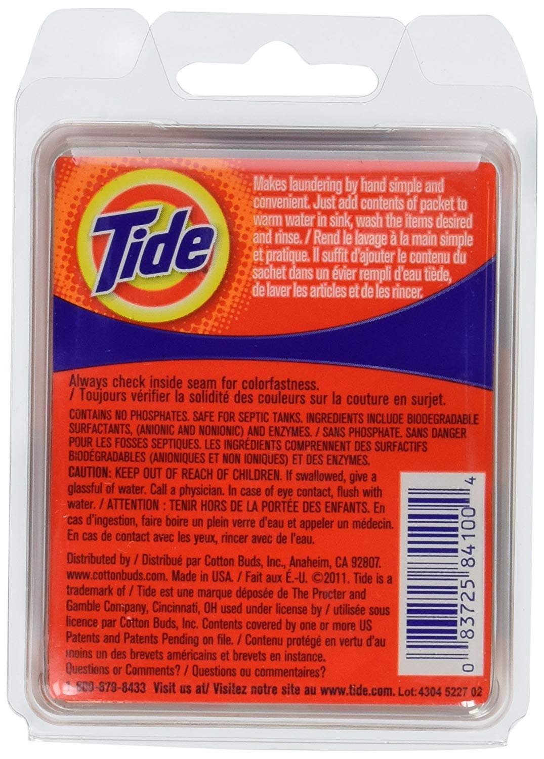 Foto 3 pulgar | Detergente Para Ropa Tide Travel Sink, Paquetes De 4 Paquetes De 3 - Venta Internacional.