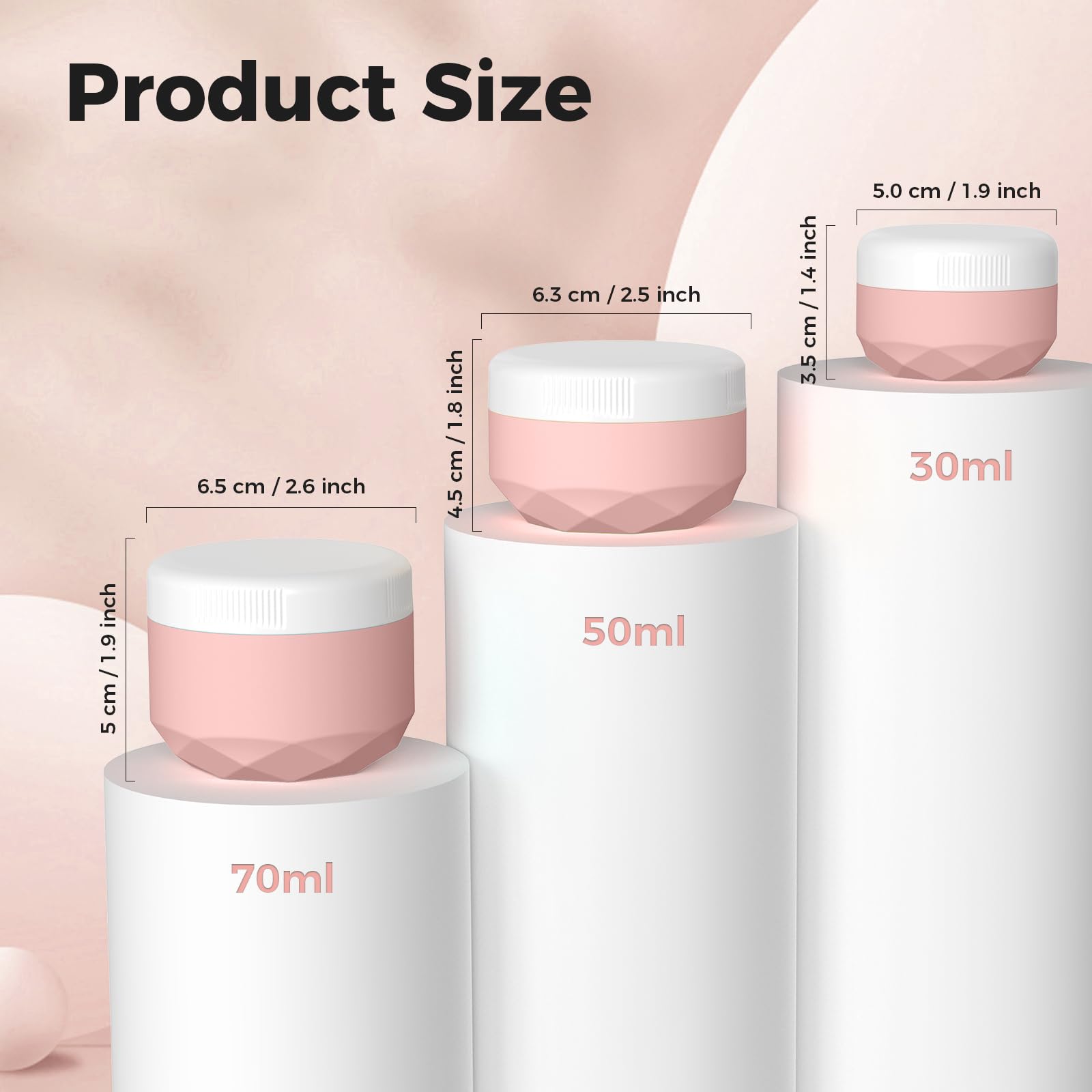 Foto 3 pulgar | Tarros De Crema De Silicona Travel Containers Wlead, 30 Ml, Tsa, Paquete De 4 - Venta Internacional.