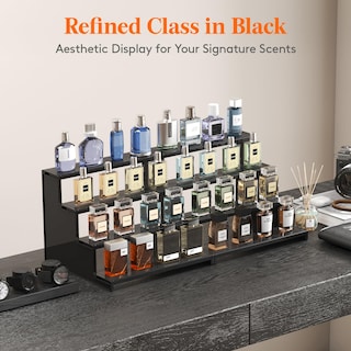 Foto 4 | Organizador De Perfumes Lifewit, Soporte De Plástico Oscuro Para Colonias, 30 Cm - Venta Internacional.