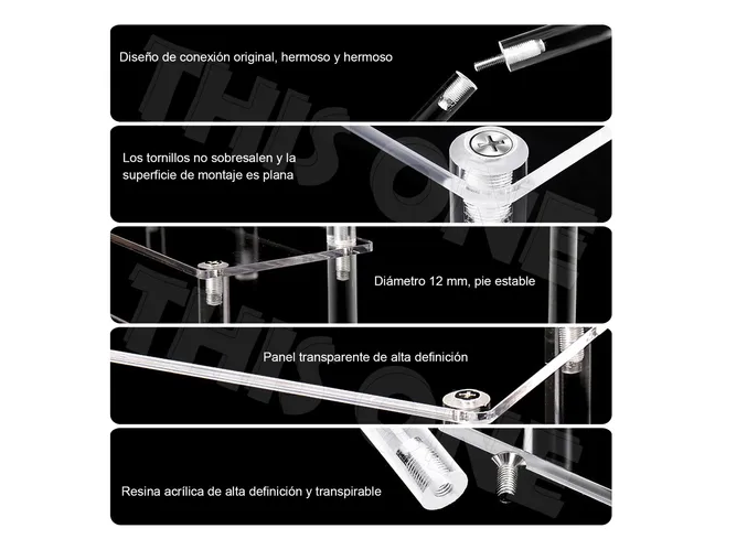Foto 5 pulgar | Xtellar Organizador Y Expositor Acrílico Transparente Premium, Set De 2