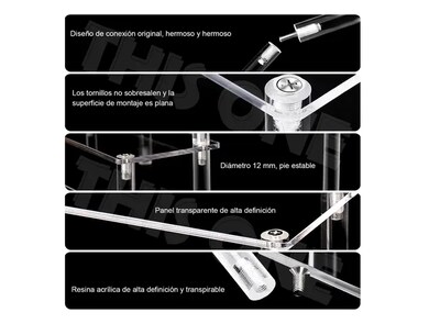 Foto 4 | Xtellar Organizador Y Expositor Acrílico Transparente Premium, Set De 2