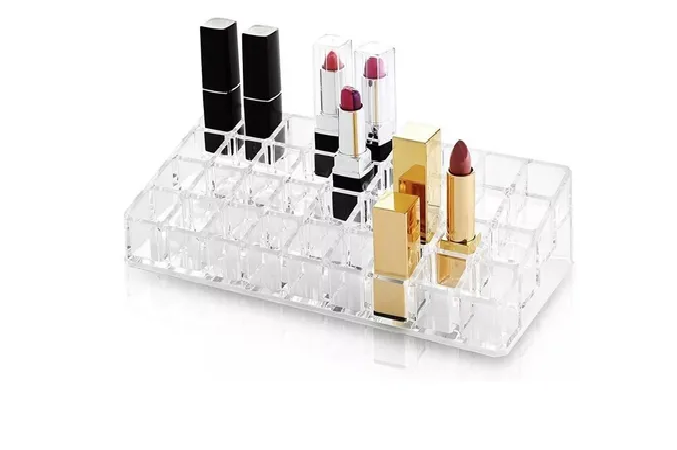 Xtellar Organizador De Lujo Para Labiales En Acrílico Transparente