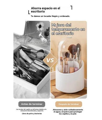 Foto 4 pulgar | Organizador Xtellar De Maquillaje Giratorio 360°