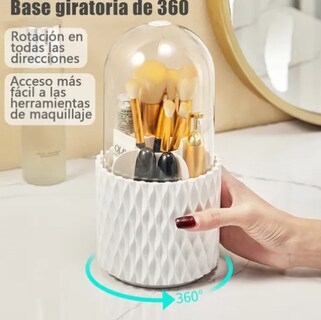 Foto 4 | Caja Xtellar De Almacenamiento Cosmética Giratoria A Prueba De Polvo