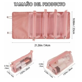 Foto 3 | Cosméticos Bolsillos De Para Viaje Desprendible Lab.g Marrón