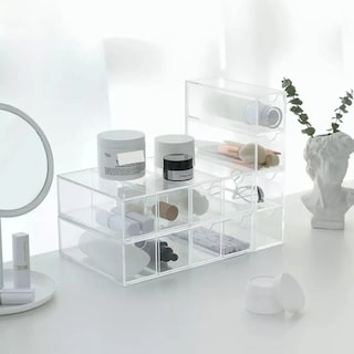 Foto 3 | Organizador De Maquillaje Y Lentes De Sol Caja De Almacenar Eo Safe Imports Esi-20304 Transparente