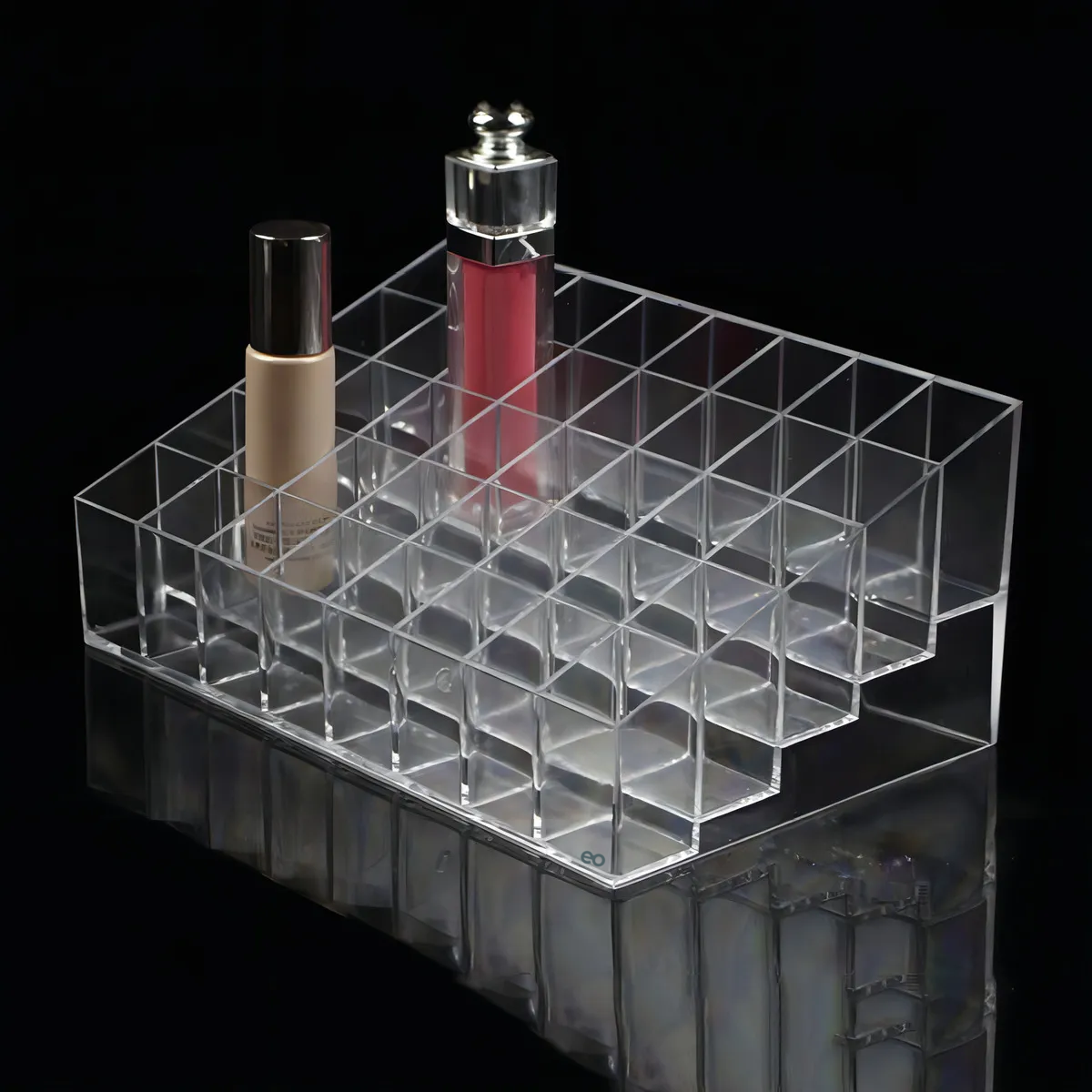 Foto 3 pulgar | Organizador Para 40 Labiales Exhibidor Acrílico Maquillaje Eo Safe Imports Esi-20302 Transparente
