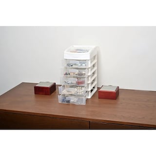 Foto 3 | Mini Cajonera Organizador De Escritorio 5 Cajones Eo Safe Imports Esi-20303 Blanco
