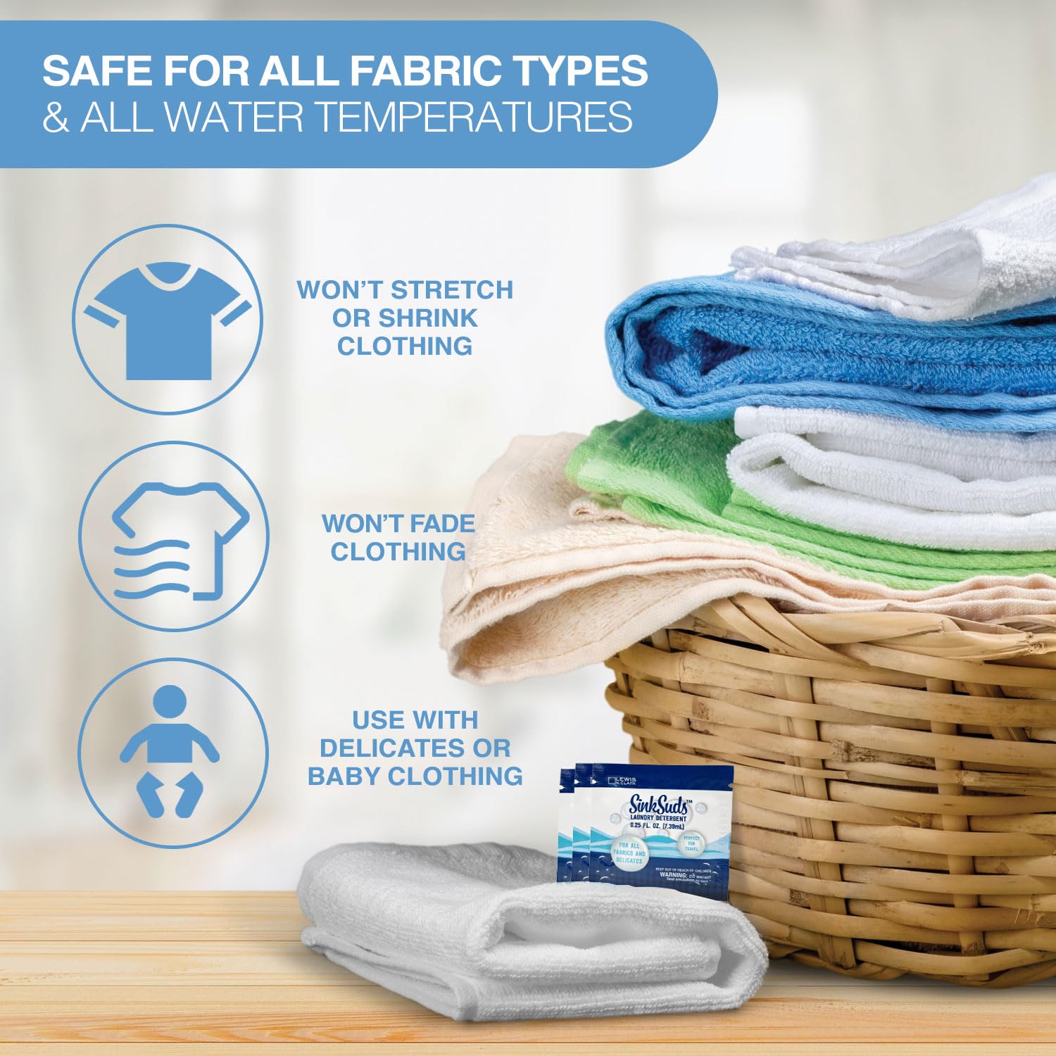 Foto 3 pulgar | Detergente Para Ropa Sinksuds  Jabón Líquido  12 Paquetes  Tamaño De Viaje - Venta Internacional.